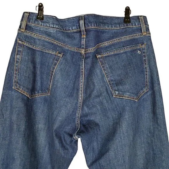 Rag & Bone Fit 2 Slim Fit Jeans Mens 38x34 Blue Highland Wash Denim NEW $195 - Picture 8 of 12